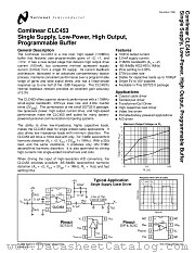 CLC453 datasheet pdf National Semiconductor