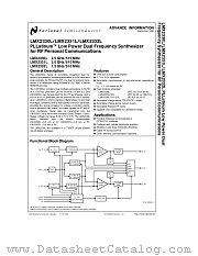 LMX2330L datasheet pdf National Semiconductor