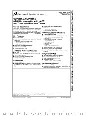 COP688KG datasheet pdf National Semiconductor