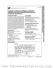 COPCJ942 datasheet pdf National Semiconductor