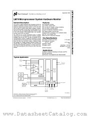 LM78 datasheet pdf National Semiconductor
