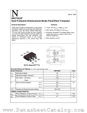 NDC7003P datasheet pdf National Semiconductor