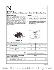 NDC7001C datasheet pdf National Semiconductor