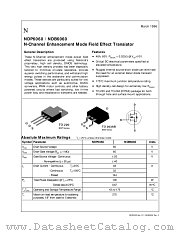NDP6060 datasheet pdf National Semiconductor