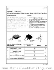 NDB7061L datasheet pdf National Semiconductor
