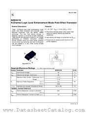 NDS351N datasheet pdf National Semiconductor