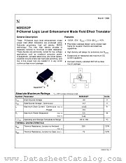 NDS352P datasheet pdf National Semiconductor