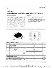 NDS8410 datasheet pdf National Semiconductor