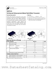NDT014 datasheet pdf National Semiconductor