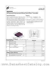 NDH853N datasheet pdf National Semiconductor