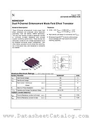 NDH8304P datasheet pdf National Semiconductor