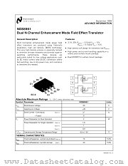 NDS8961 datasheet pdf National Semiconductor
