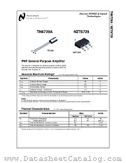 TN6729A datasheet pdf National Semiconductor