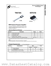 NZT6728 datasheet pdf National Semiconductor