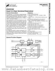 DS25C400 datasheet pdf National Semiconductor