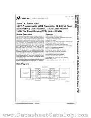 DS90C363 datasheet pdf National Semiconductor