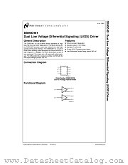 DS90C401 datasheet pdf National Semiconductor