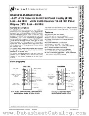 DS90CF384A datasheet pdf National Semiconductor