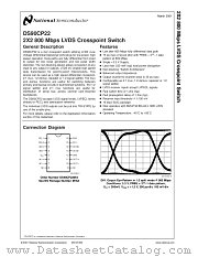 DS90CP22 datasheet pdf National Semiconductor