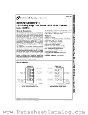 DS90CR215 datasheet pdf National Semiconductor
