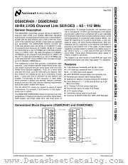 DS90CR481 datasheet pdf National Semiconductor