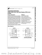 DS90CR563 datasheet pdf National Semiconductor