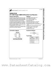 DS90LV018A datasheet pdf National Semiconductor