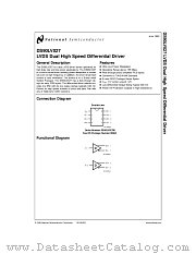 DS90LV027 datasheet pdf National Semiconductor
