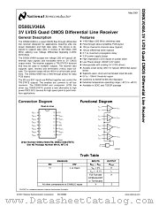 DS90LV048A datasheet pdf National Semiconductor