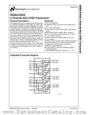DS92LV040A datasheet pdf National Semiconductor