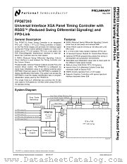 FPD87310 datasheet pdf National Semiconductor