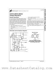 LM105 datasheet pdf National Semiconductor