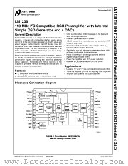 LM1238 datasheet pdf National Semiconductor