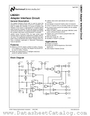 LM2601 datasheet pdf National Semiconductor