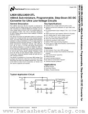 LM2612BL datasheet pdf National Semiconductor