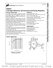 LM2651 datasheet pdf National Semiconductor