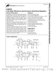 LM2655 datasheet pdf National Semiconductor