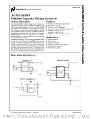 LM2662 datasheet pdf National Semiconductor