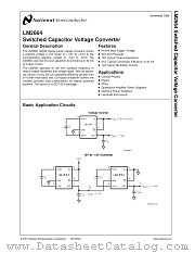 LM2664 datasheet pdf National Semiconductor