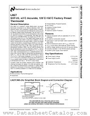 LM27 datasheet pdf National Semiconductor
