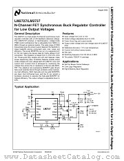 LM2727 datasheet pdf National Semiconductor