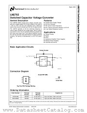 LM2765 datasheet pdf National Semiconductor
