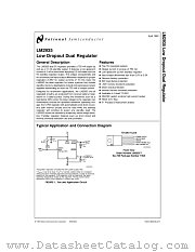 LM2935 datasheet pdf National Semiconductor