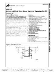 LM3354 datasheet pdf National Semiconductor
