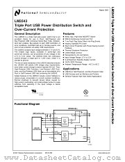 LM3543 datasheet pdf National Semiconductor