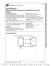 LM3700 datasheet pdf National Semiconductor