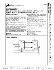 LM3708 datasheet pdf National Semiconductor