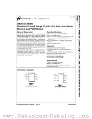 LM3812 datasheet pdf National Semiconductor
