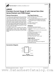 LM3822 datasheet pdf National Semiconductor