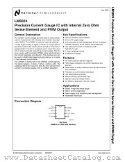 LM3824 datasheet pdf National Semiconductor